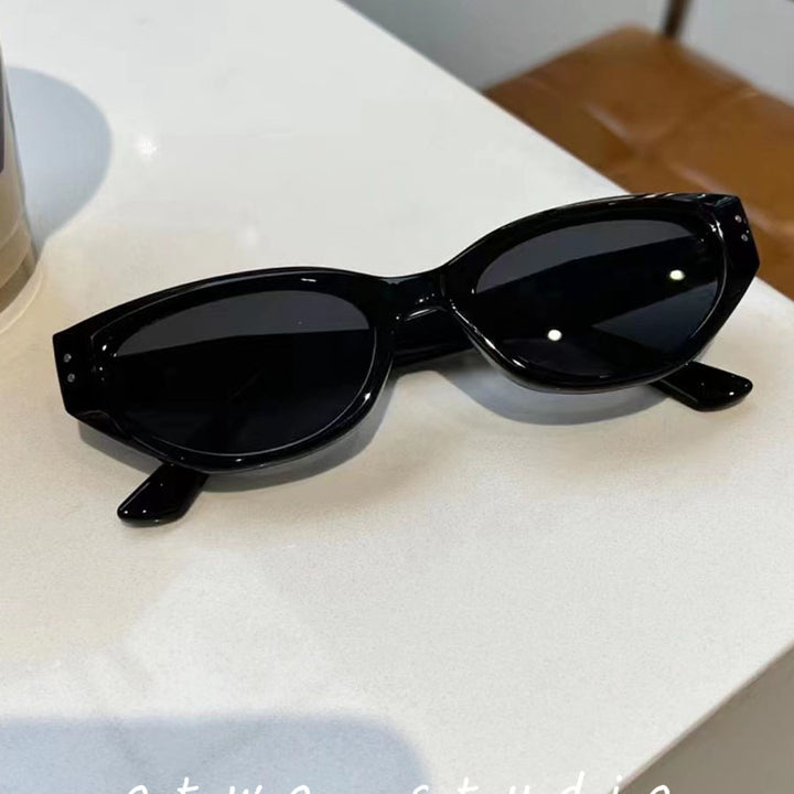 Korean Series 2024 New GM Cat Eye Sunglasses High Sense Retro Women's Sunglasses Y2g Internet Celebrity Ins European and American Fashion