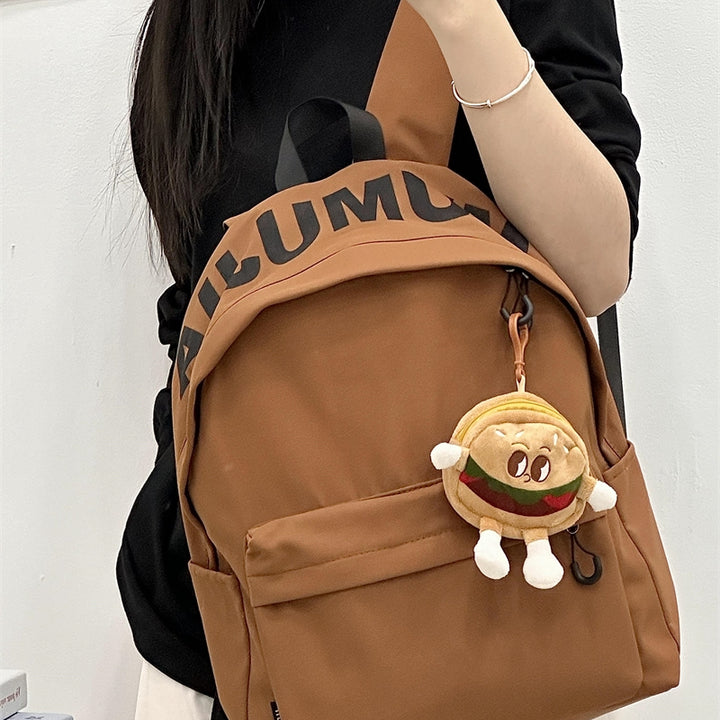 Zhao Zhaoyi Same Style Backpack Male and Female College Students Casual All-Match Travel Backpack Large Capacity High School Student Schoolbag