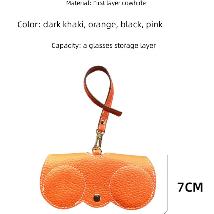 Car Glasses Case Female Glasses Bag Pressure-Resistant Portable Sun Glasses Case Ins Wind Stylish Lightweight Minority Simple