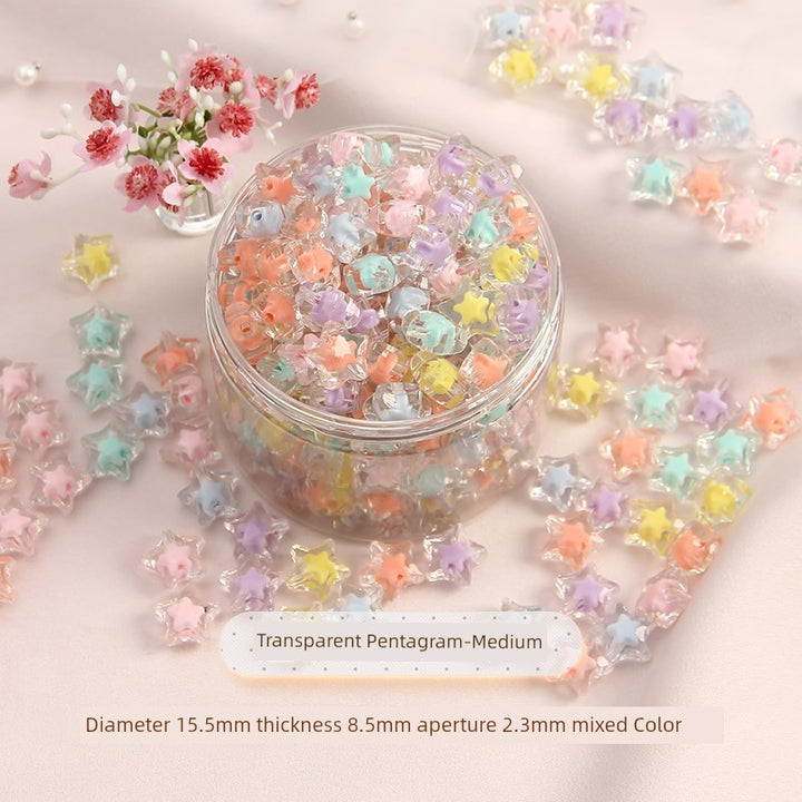 Beaded Kids Puzzle Play I Set Handicraft DIY Material String Beads Concentration Training Bracelet Girl Necklace Girl