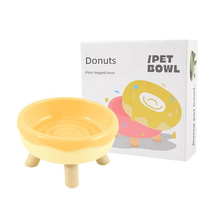 Neck Protection Pet Bowl Slow Food Cat Food Bowl Drinking Water Anti-Tumble Elevated Rack Small Size Dogs Dog Basin Cat Food Holder Pet Supplies