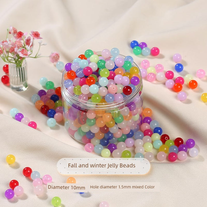 Beaded Kids Puzzle Play I Set Handicraft DIY Material String Beads Concentration Training Bracelet Girl Necklace Girl