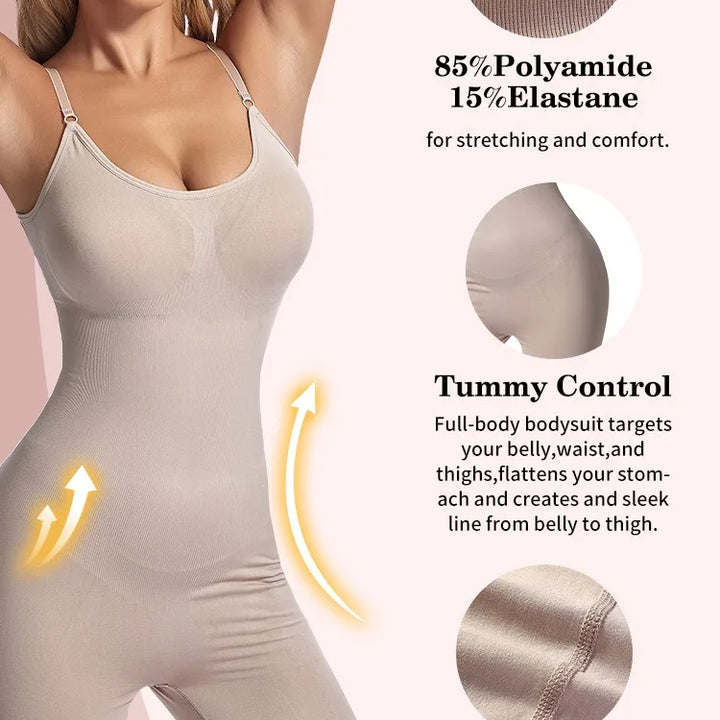 Women Bodysuit Sexy Shapewear Boxer Briefs Tummy Control Full Shaper Slimming Sheath Butt Lifter Thigh Slimmer Abdomen Corset