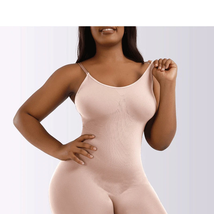 Women Full Body Shapewear Bodysuit for Belly Control Seamless Firm Waist Trainer Body Shaper Bodysuit