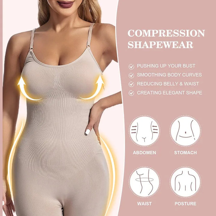 Women Bodysuit Sexy Shapewear Boxer Briefs Tummy Control Full Shaper Slimming Sheath Butt Lifter Thigh Slimmer Abdomen Corset