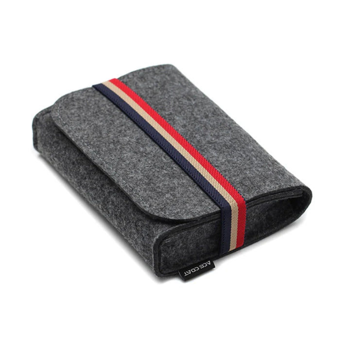 2022 Fashion Power Bank Storage Bag Mini Felt Adapter Pouch For Data Cable Mouse Travel Electronic Gadgets Organizer