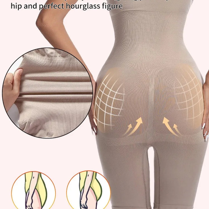 Women Bodysuit Sexy Shapewear Boxer Briefs Tummy Control Full Shaper Slimming Sheath Butt Lifter Thigh Slimmer Abdomen Corset