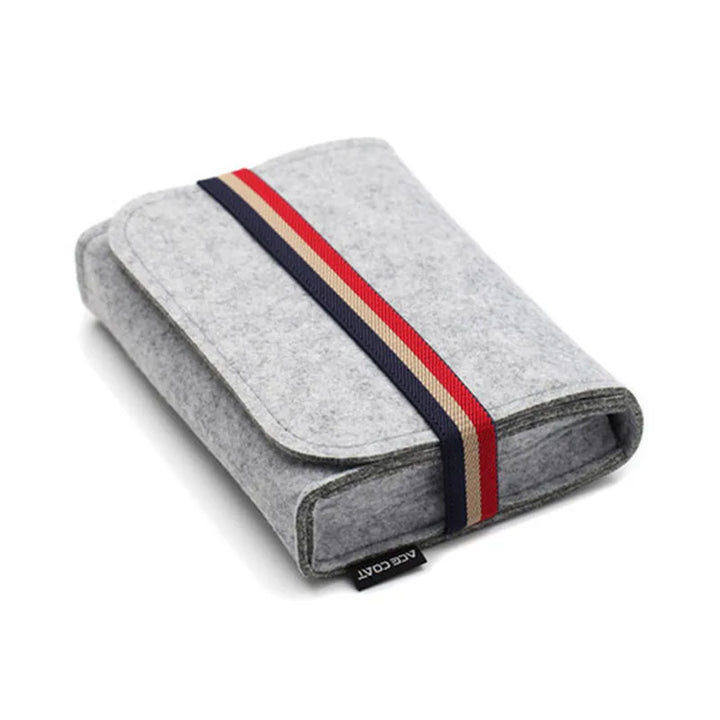 2022 Fashion Power Bank Storage Bag Mini Felt Adapter Pouch For Data Cable Mouse Travel Electronic Gadgets Organizer