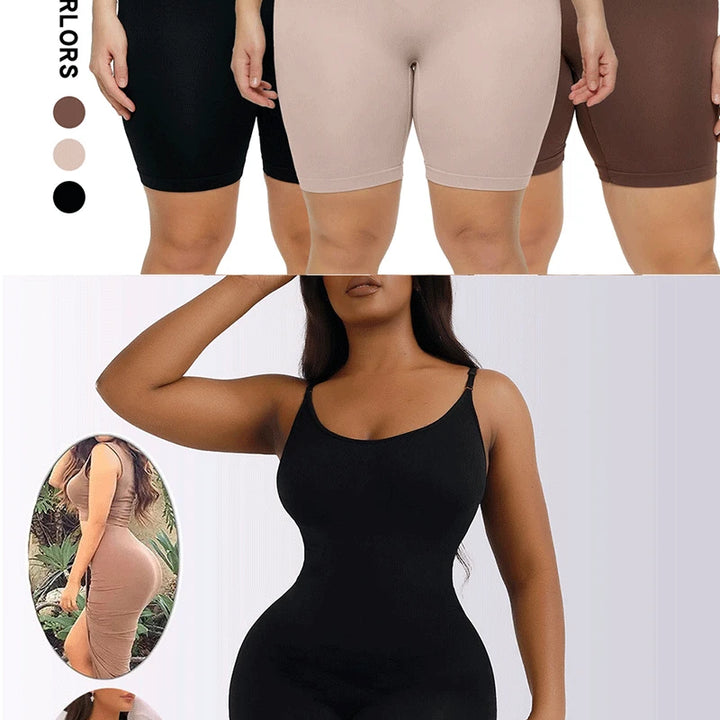 Women Full Body Shapewear Bodysuit for Belly Control Seamless Firm Waist Trainer Body Shaper Bodysuit