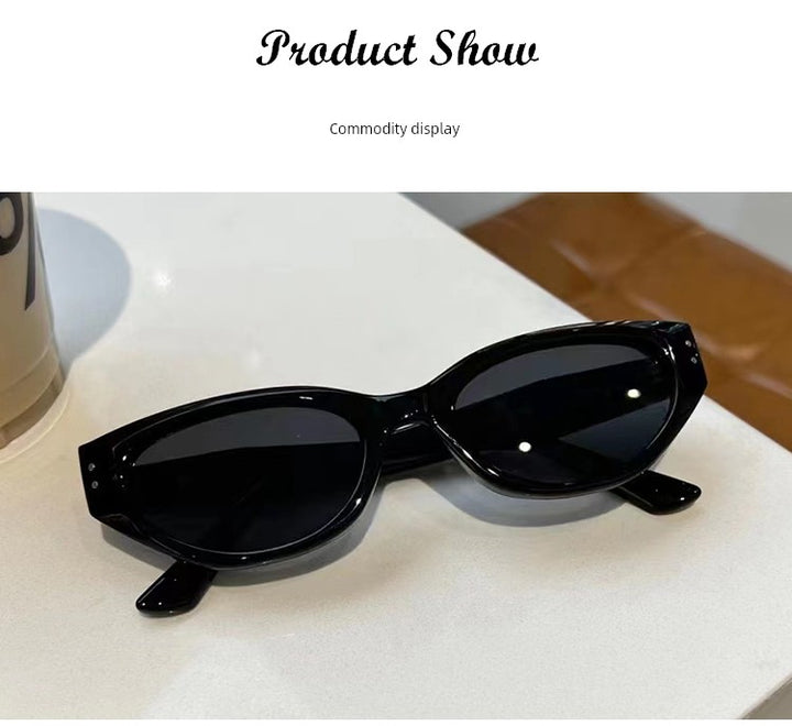 Korean Series 2024 New GM Cat Eye Sunglasses High Sense Retro Women's Sunglasses Y2g Internet Celebrity Ins European and American Fashion