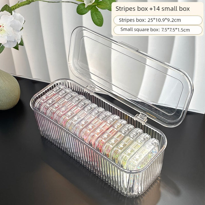 Bracelet Storage Box Transparent Acrylic Crystal Bracelet Necklace Jewelry Box Portable Anti-Oxidation Bracelet Box