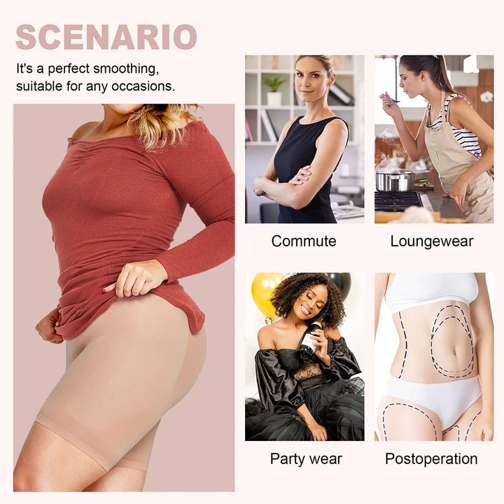 Colombianas Seamless Women Sculpting Bodysuit  Push Up Butt Lifter Thigh Slimmer Slimming Underwear Body Shaper Shapewear