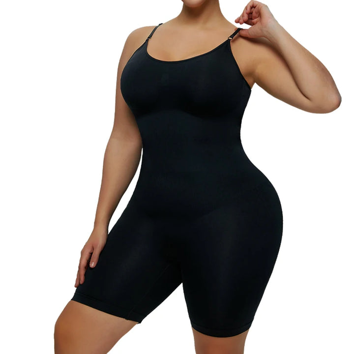 Plus Size Women Butt Lifter Body Shaper Push Up Breast Slimming Waist Tummy Control Shapewear Bodysuit Fajas