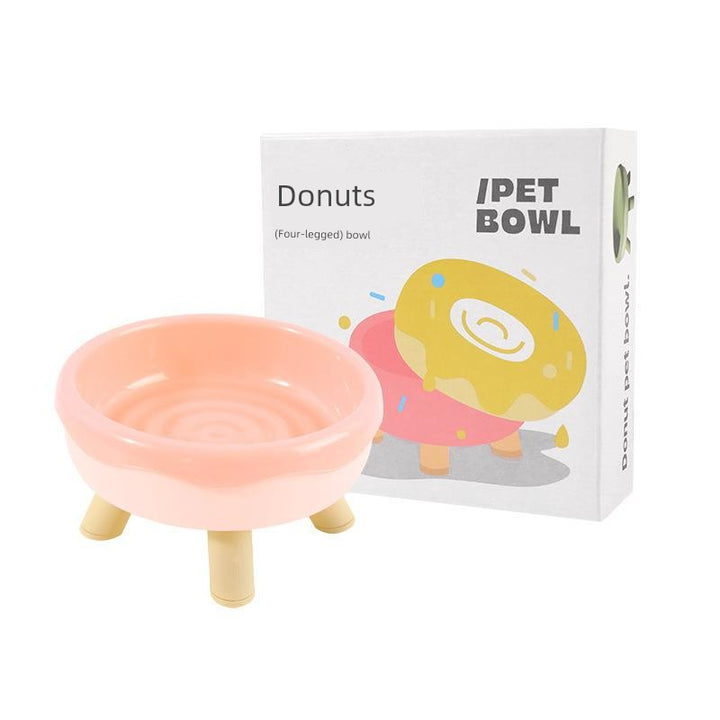 Neck Protection Pet Bowl Slow Food Cat Food Bowl Drinking Water Anti-Tumble Elevated Rack Small Size Dogs Dog Basin Cat Food Holder Pet Supplies