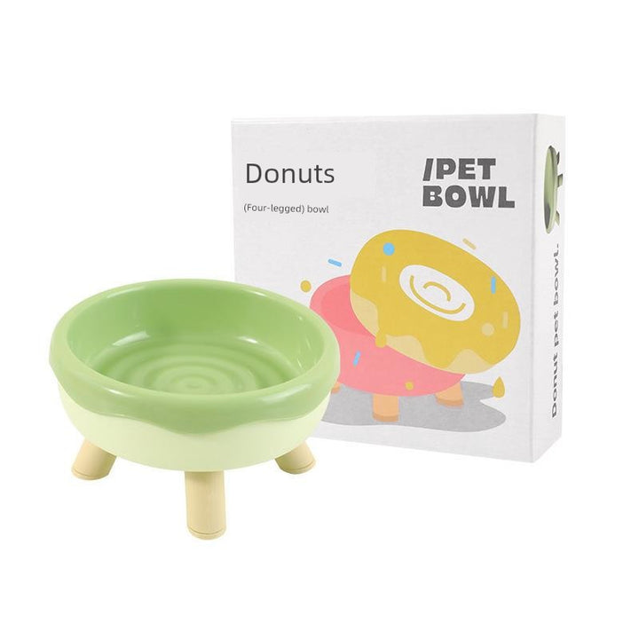 Neck Protection Pet Bowl Slow Food Cat Food Bowl Drinking Water Anti-Tumble Elevated Rack Small Size Dogs Dog Basin Cat Food Holder Pet Supplies