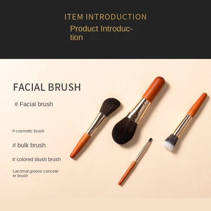 9Pcs/lot Mini Makeup Brush Set Portable Travel Cosmetic Brushes Kit Eyeshadow Foundation Powder Brushes Beauty Makeup Tools