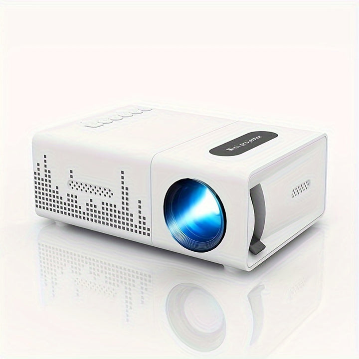 New Mini Home Theater HD Projector with US Plug, Remote Control, Supports Smartphone Screen Sharing, Compatible with Smartphones/Usb Interface, Suitable for Indoor And Office Use.